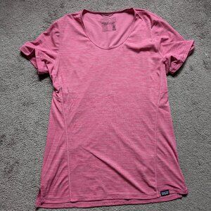 GUC Patagonia Capilene Cool Tee Shirt Pink Size XS